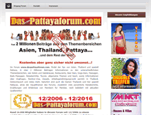 Tablet Screenshot of daspattayaforum.com